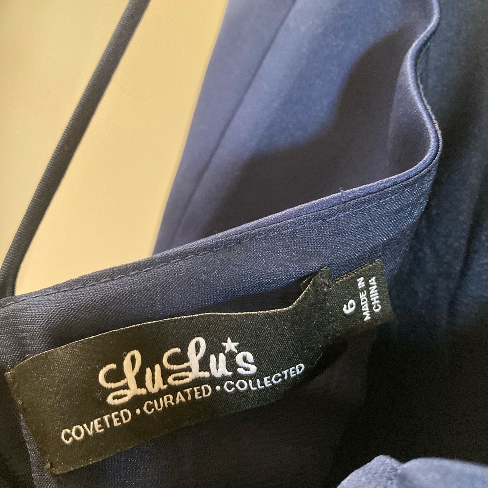 Navy blue formal dress